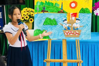 Liên đội trường Tiểu học Tịnh Phong phối hợp với chuyên môn nhà trường tổ chức hoạt động trải nghiệm với hội thi: “Vẽ tranh sáng tạo- Ngày hội Steam”. Năm học 2025-2026.