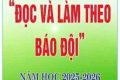 Liên đội Trường TH Tịnh Phong phát động và hưởng ứng phong trào “Đọc và làm theo Báo đội