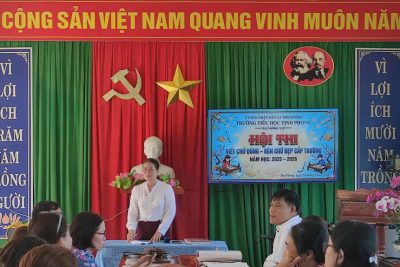 HỘI THI “VIẾT CHỮ ĐÚNG – RÈN CHỮ ĐẸP CẤP TRƯỜNG”_NĂM HOCH 2025-2026